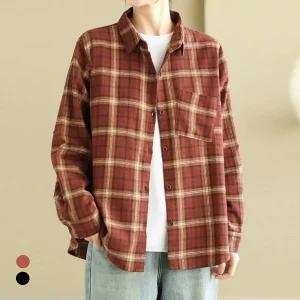 [화세]화세 바이어스포켓체크셔츠_HB5FSH005C