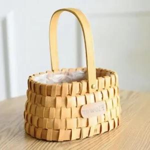 녹색 가든 화분 바구니 꽂 꽂이 라탄 미니화분 커버 화분커버 화분덮개 화분가리개 화분바스켓