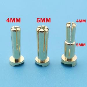 1pc RC 드론 4mm ~ 5mm 바나나 남성 플러그 전원 배터리 모터 변환 커넥터 모델 비행기 케이블 용접