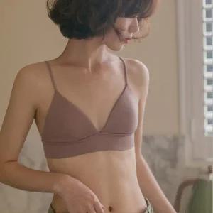 노와이어 심리스 브라렛 3color 면 브래지어 끈 브라 탑 이너  운동 속옷