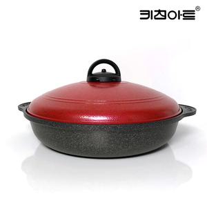 국산 다용도 원형 매직팬 직화냄비 고구마냄비 28cm