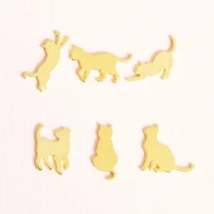 레진아트/금속데코파츠/고양이6종세트