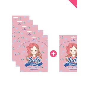 [롯데백화점]디엘프렌즈(아동) 디엘프렌즈_쥬디봉봉 스티커마스크팩5매,추가1매증정,어린이마스크팩