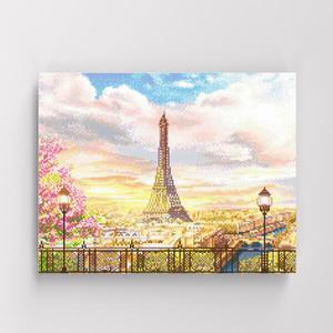 [아트박스]/아이러브페인팅 DIY캔버스형 보석십자수 40x50cm 에펠탑의 로망