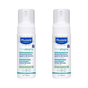 Mustela 무스텔라 Stelatopia Shampoo 베이비 스텔라토피아 샴푸 150ml 2개