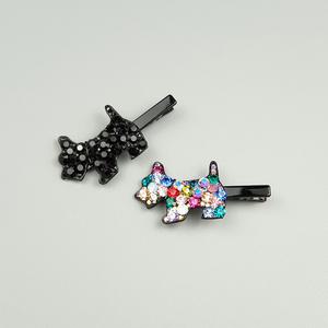 스와로브스키 스톤 아가타 집게핀 (6cm) 13color