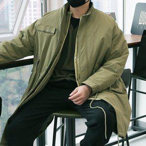 [우기브로]WMG 남자 빅사이즈 깔깔이 내피 탈부착 빅카고 롱야상
