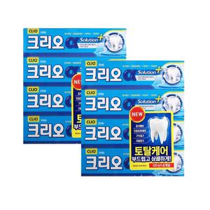 크리오 알파솔루션 플러스 치약 120g 4입 x 2 (8개입)