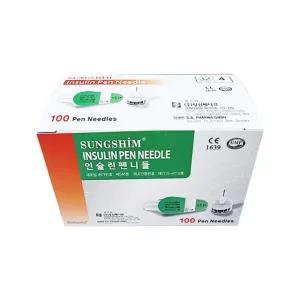 성심 펜니들 주사바늘 인슐린 주사침 4mm 32G 100개
