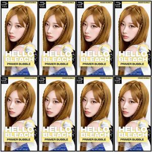 미쟝센 헬로블리치 프라이머버블x8개 염색약 톤업탈색 염색전 톤정리 비비드 컬러 발색 필수템