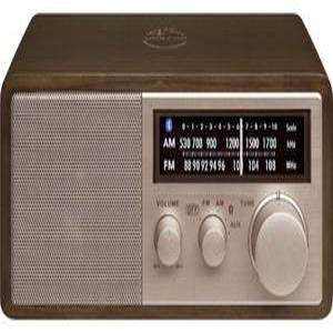 Sangean WR-16SE AM / FM 블루투스 Aux-in USB 전화 충전 45 주년 기념 스페셜 에디션 나무 캐비닛 라디오