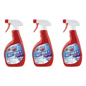 비트 찌든때제거 500ml 3개입 라이온코리아 스프레이세제 세탁세제 세탁보조