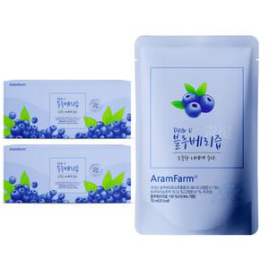 DearU 국내산 블루베리즙 70ml 60팩 블루베리주스