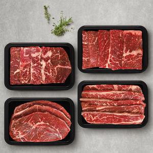 [비앤피월드] 소고기 모둠구이세트 800g(토시살+부채살 +살치살+갈비본살)