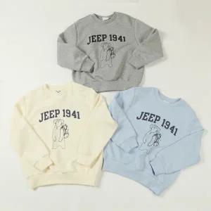 [롯데백화점]지프 JEEP 1941 베어 맨투맨  KP1TSU897