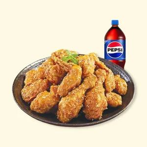 자담치킨 간장치킨+콜라1.25L