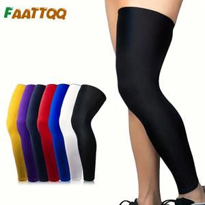 남녀공용 다리 압축 슬리브, 긴 무릎 교정기, 달리기 사이클링 농구 스포츠 관절염용 지지대 보호대, 1