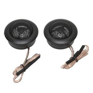 Dilwe 2Pcs 미니 자동차 트위터, 800W 고성능 돔 트위터 오디오 시스템용 스피커, 스티커가 부착된 하이 피델리티 사운드 라우드스피커