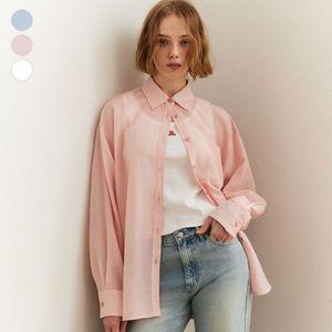 [갤러리아] GUESS S/S [여성] OP2W5290 [ONAIR] 시스루 스트라이프 긴팔 블라우스