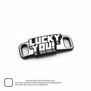 신발끈 Lucky for You 신발끈 버클 금속 에나멜 페인트 AF1 액세서리 레이스 DIY 운동화