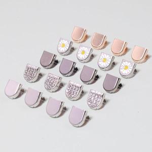 신발끈 4/16Pcs 탄성 끈 운동화 다이아몬드 잠금 넥타이없이 신발 어린이 고무 밴드 장치