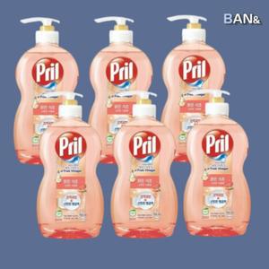 [기타] 프릴 맑은식초 산뜻한 자몽향 750ml x6개 주방세제