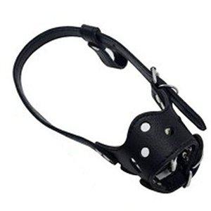 [셀러허브 패션][JH28SO83_52CM]입마개 가죽 대형견 애견 마스크 XXL
