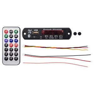 Y45A 블루투스 5.0 MP3 디코더 보드 DC 5V 2V 자동차 FM 라디오 모듈 지원 TF USB AUX 자동차 전화