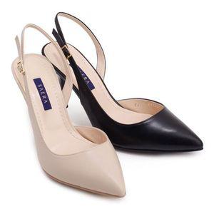 [갤러리아] SAERA 세라 여성 소가죽 인사이드 오픈 슬링백 샌들 S20G806 2컬러 8CM
