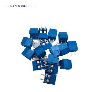 접합 300V AWG 10A 케이블 5MM PCB 플러그인 KF350 가능 20PCS 2P 커넥터 블록 터미널 18 고정 24 피치 나사 3P