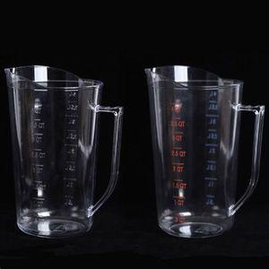 [기타]비커 제과제빵 계량 플라스틱 도구 컬러눈금 4000ml