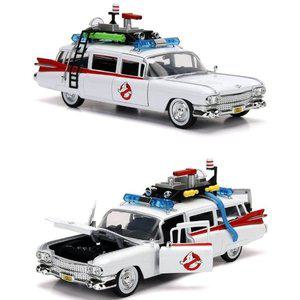 [기타]고품질 고스트 버스터즈 Ecto-1 피규어 다이캐스트 모형 모형자동차 자동차미니어처 (WFHRJOE)