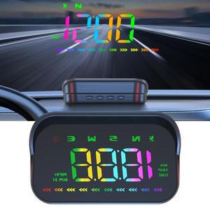 자동차 HUD 디지털 속도계 컬러 폰트, KMH, 앞유리 프로젝터, 전자 액세서리, GPS 헤드업 디스플레이