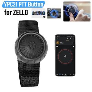 ZELLO 무선 마이크 스피커 용 BT PTT 스위치 Android iOS 전화 장치 자동차 오토바이 음성