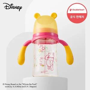 [더블하트] 모유실감 3세대 PPSU 디즈니 곰돌이 푸우 젖병 240ml(핸들)_젖꼭지 미포함