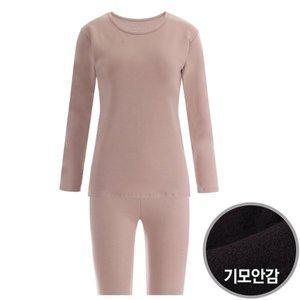[기타]뽀송 국산 겨울 기능성 방한 도톰 면 기모 내의 타이즈 여성 상하 ...