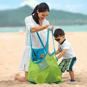 [하프클럽/]LITS1005 썸머바캉스 비치백 메쉬 모래놀이가방