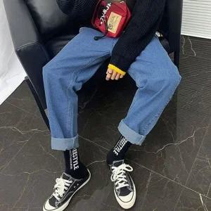 고품질 캐주얼바지 남친룩 오버핏 데일리룩 밴딩형 IS (WFHZS72)