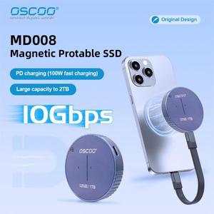 OSCOO Ssd Externo 1TB Magsafe 휴대용 TypeC PSSD 지원 공급 장치 스마트 폰 컴퓨터 Disco Duro