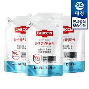 [애경]랩신 섬유항균제 코튼향 리필 1.2L x4개