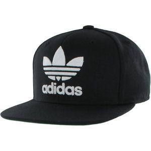 [관부가세포함] Adidas 아디다스 오리지날 남성용 트레포일 체인 플랫브림 스냅백 캡 원 사이즈
