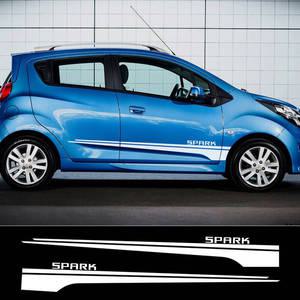 Holden Chevrolet Spark EV M150 M200 M250 M300 M400 GT 튜닝 액세서리 스포츠 줄무늬 스커트 비닐 데칼