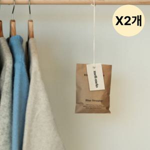 멜리멜로 사쉐 옷장 방향제 크라프트 블루스웨터향 X2