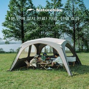원터치 타프 돔타프 그늘막 자동텐트 육각형 블랙독