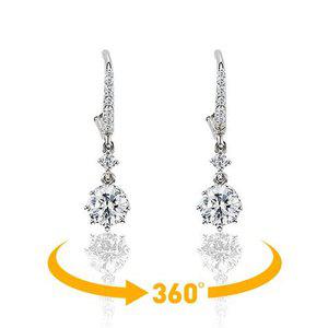 [다이아마트]3부 다이아귀걸이 GIA 우신 F칼라 노블 S3DE009
