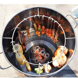 항아리 바베큐 스테인리스 야외 꼬치 구이 업소용 훈연 전참시 생선 화로대 삽겹살 가정용