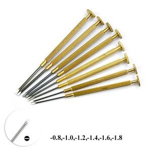 롤렉스 시계 수리  용 금속 슬롯 드라이버 제거 설치 나사 세트 제조 업체 0.8mm 1.0mm