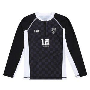 [NBA KIDS]BKN 스포츠 반집업 래시가드K242TS730P190_JJ