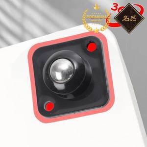 16/4pcs 자체 접착 캐스터 휠 360 ° 회전 끈끈한 도르래 강한 부하 볼베어링 가구 내각 소형 바퀴