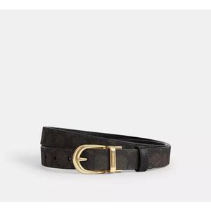 [코치] Harness Buckle Cut To Size 리버시블 벨트 CX057